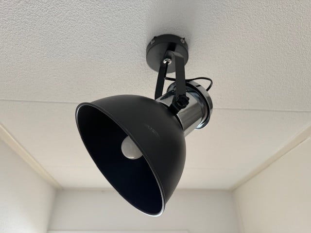 Metalen plafondlamp Industrie-stijl, factory-stijl, scheepslamp