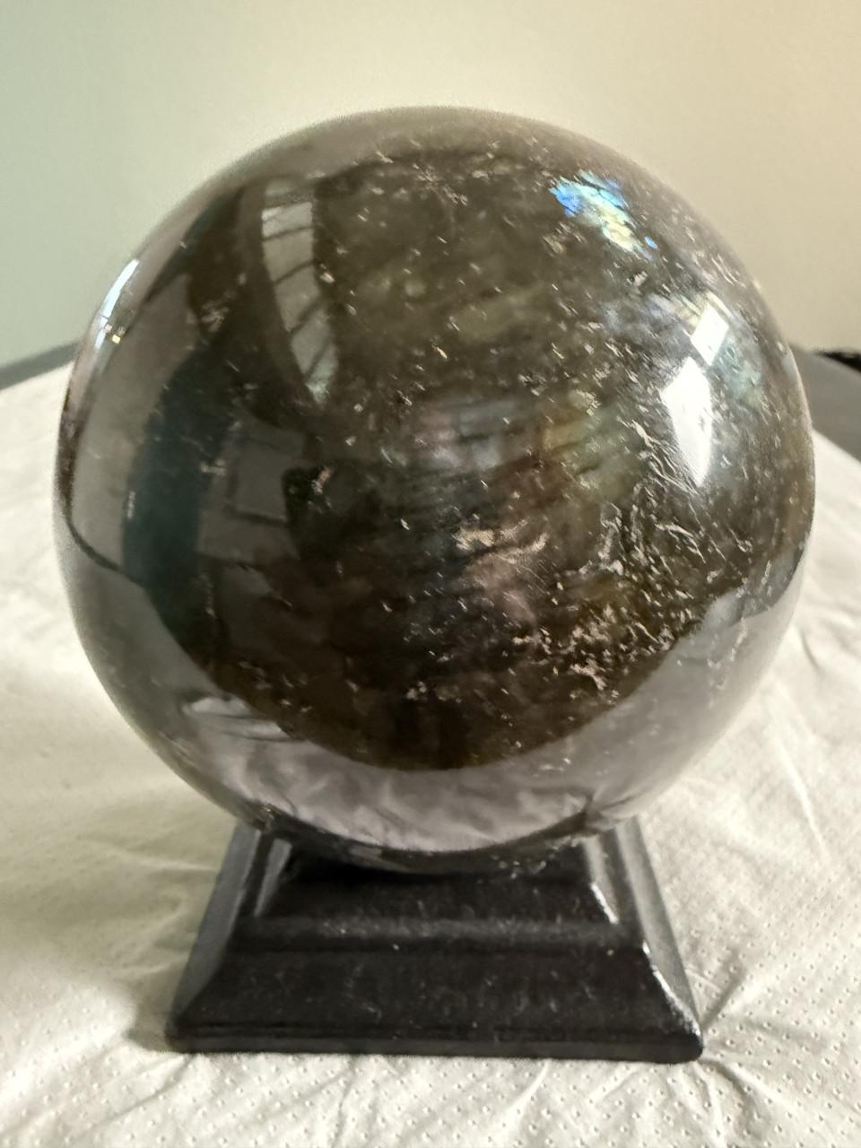 Mineralen: labradoriet bol