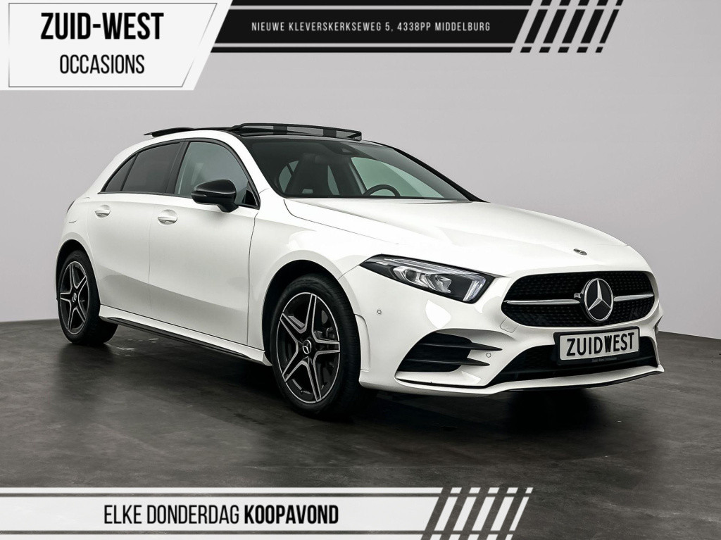 Mercedes-Benz A-Klasse 250 e amg pano sfeer camera night pakket