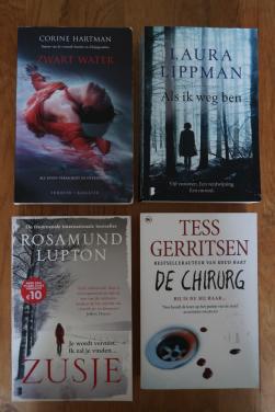 4 Verschillende Thrillers  voor maar €1,00 per stuk