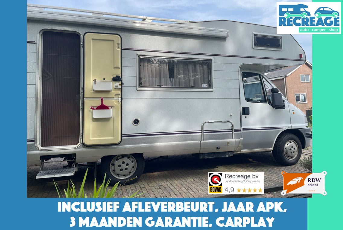 Hymer Camp 544K Swing 1996 Ducato basis, Jaar APK, 3mnd gar, beurt, carplay