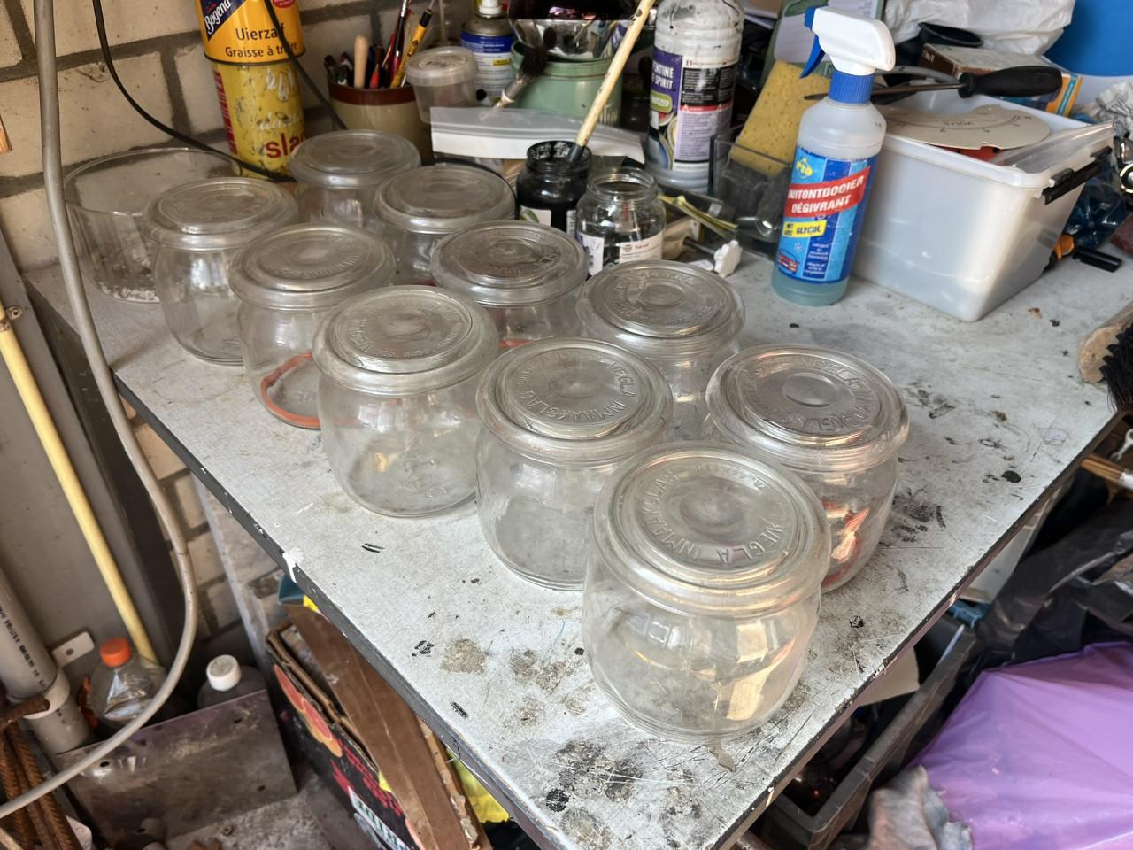 Weckpotten met deksel VEGLA 1/2, 3/4, 1 en 2 liter