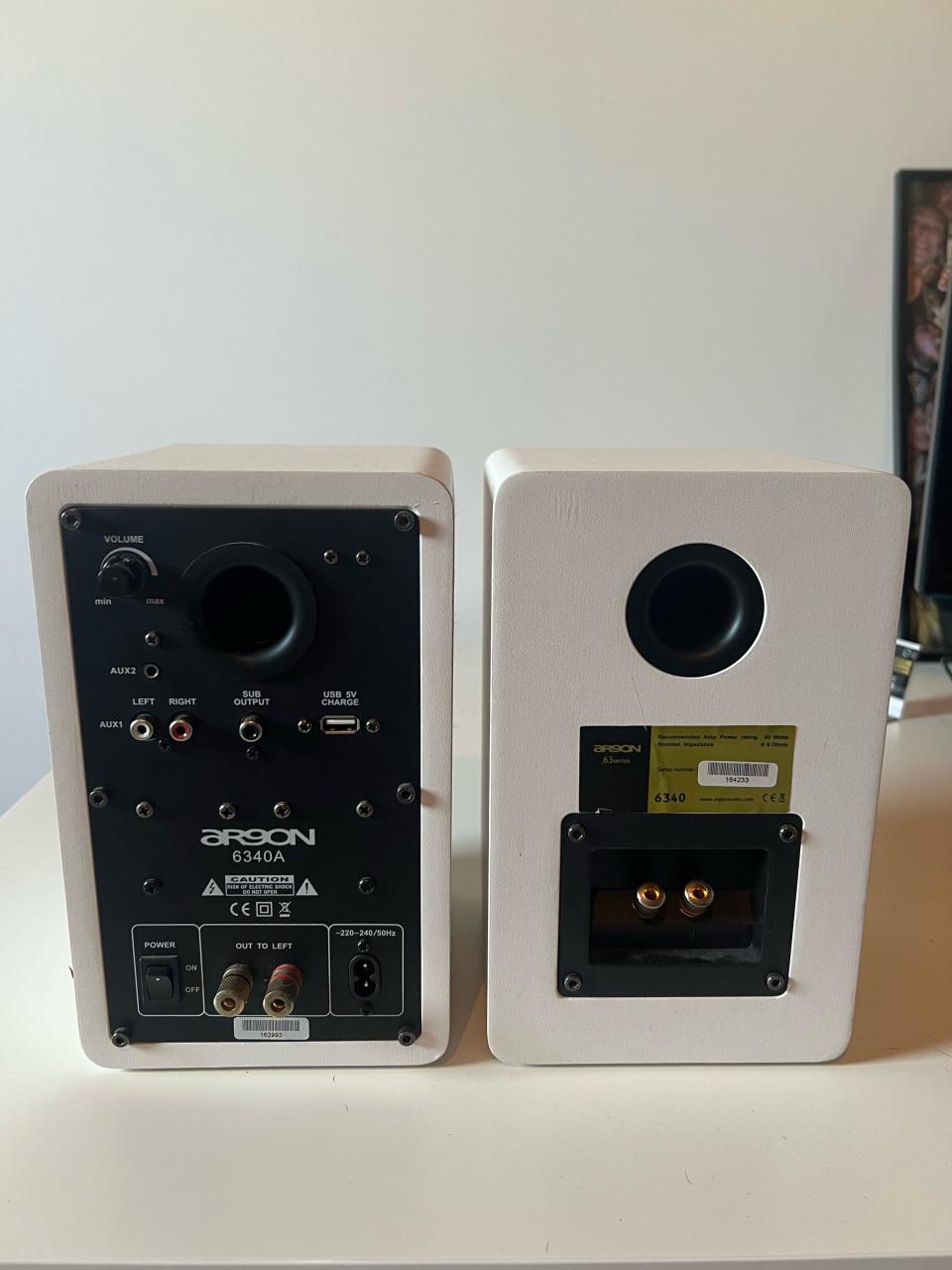 Argon 6340A + sub 640 studio monitor set