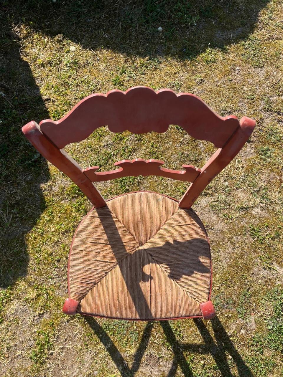 Biedermeier stoel, antiek