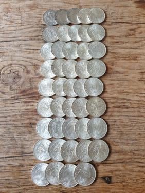44 zilveren Juliana Rijksdaalders