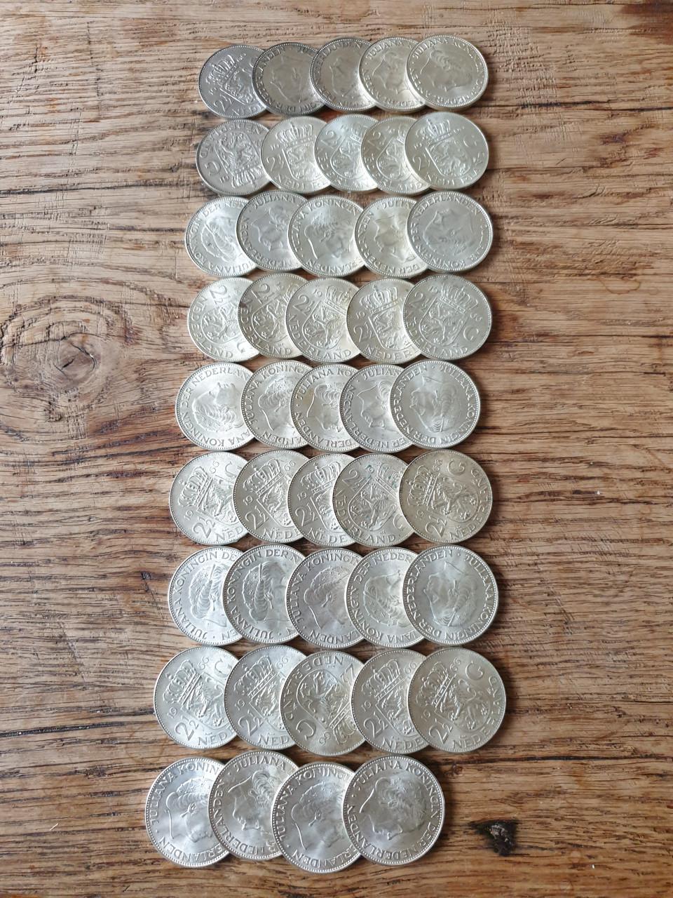 44 zilveren Juliana Rijksdaalders