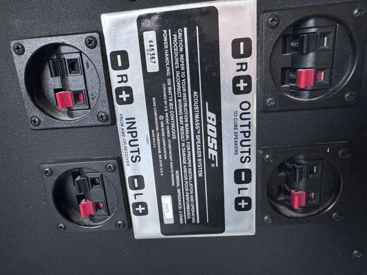 Bose Acoustimass-5 Speaker System