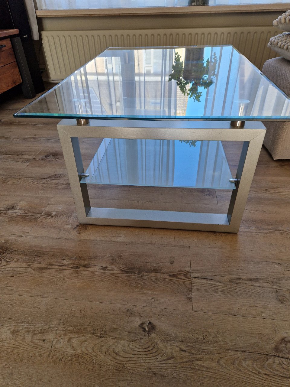 Gratis af te halen, salontafel van glas