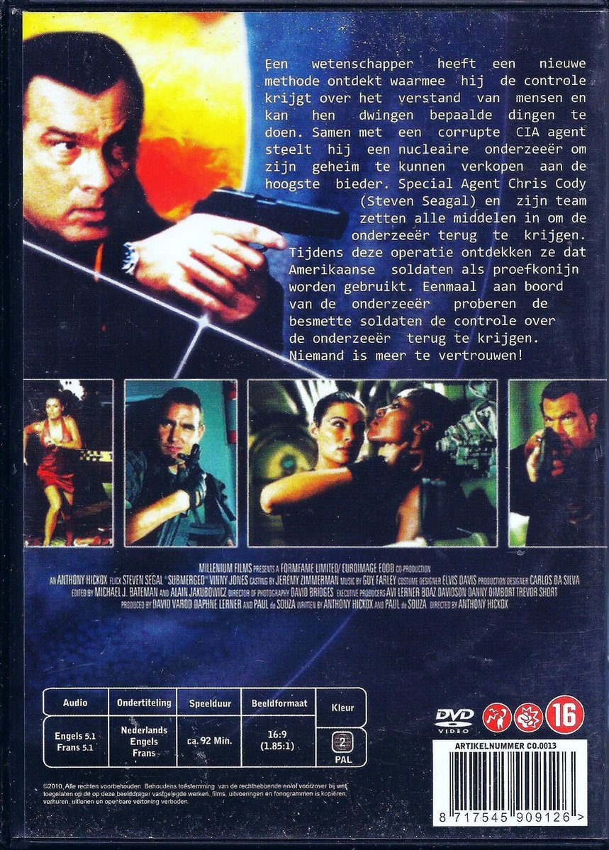 DVD Submerged ( 1 keer bekeken)