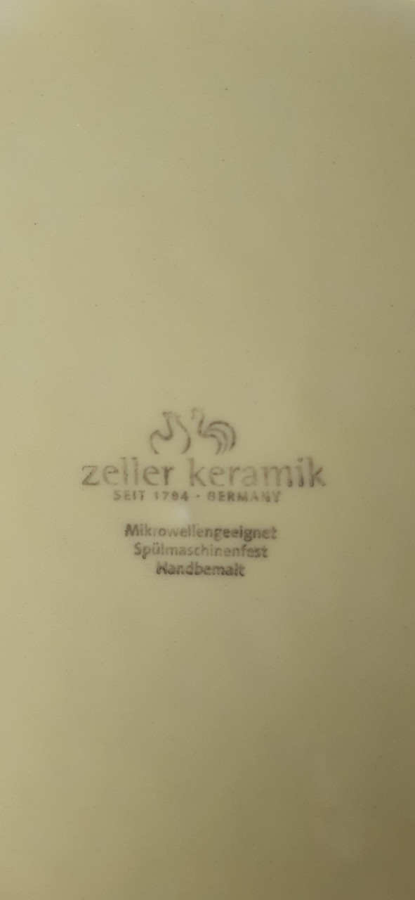 Zeller keramiek: Kip & haan servies: ontbijtbord