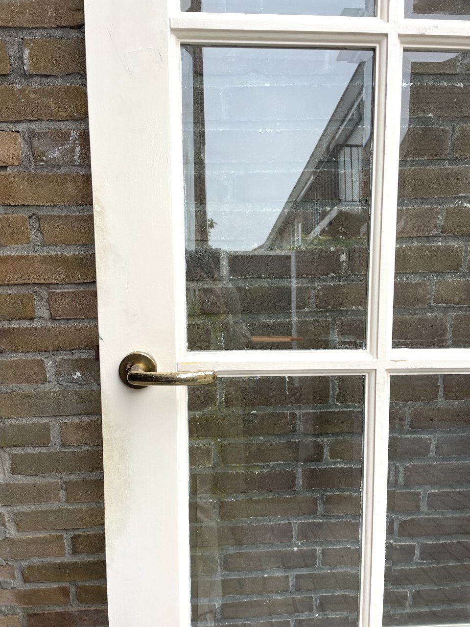 Houten binnendeur met glas