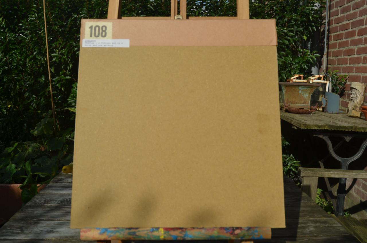 Mooie Chinese tekening ca. 1900 (8) deels geinkt.