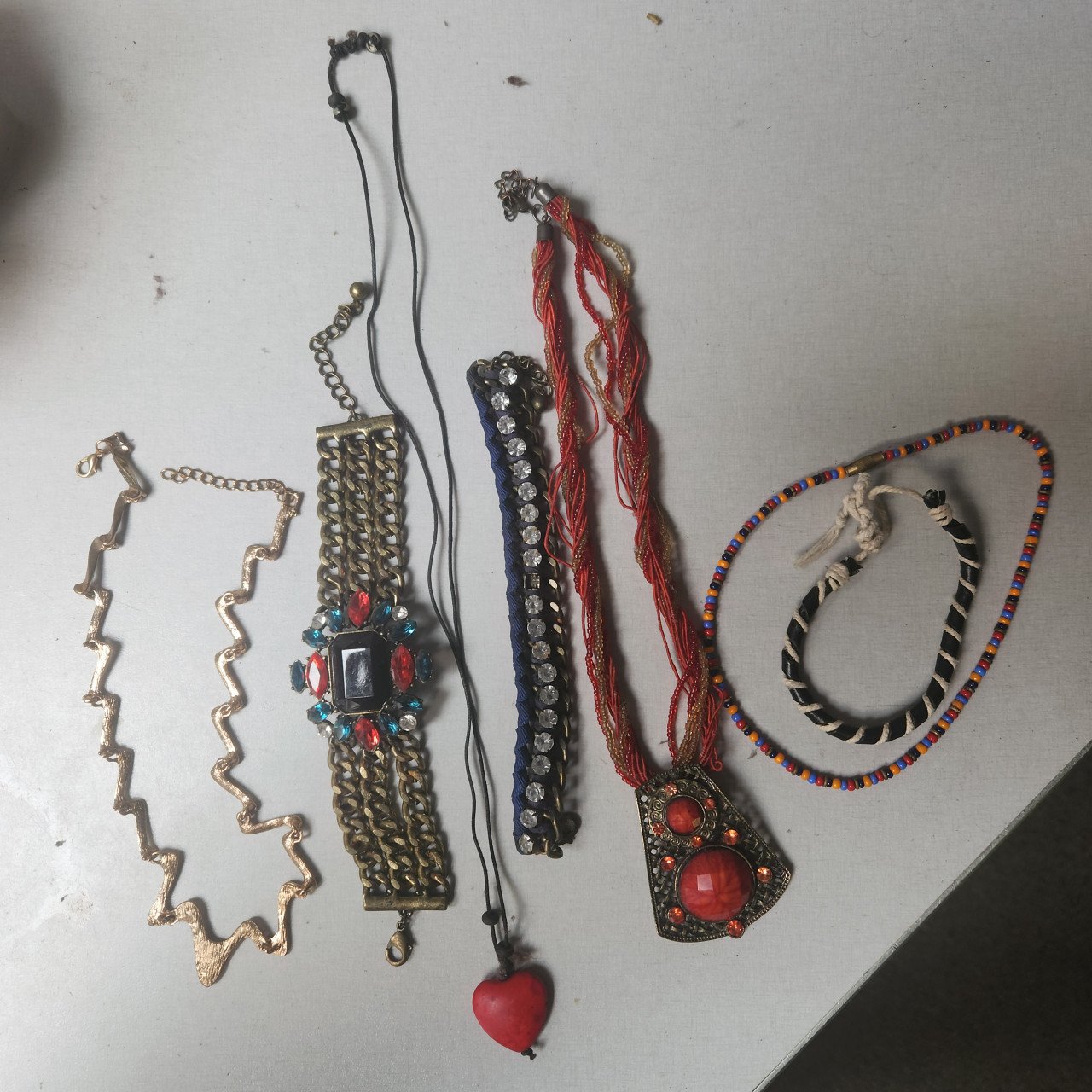 Setje kettingen en Armbandjes