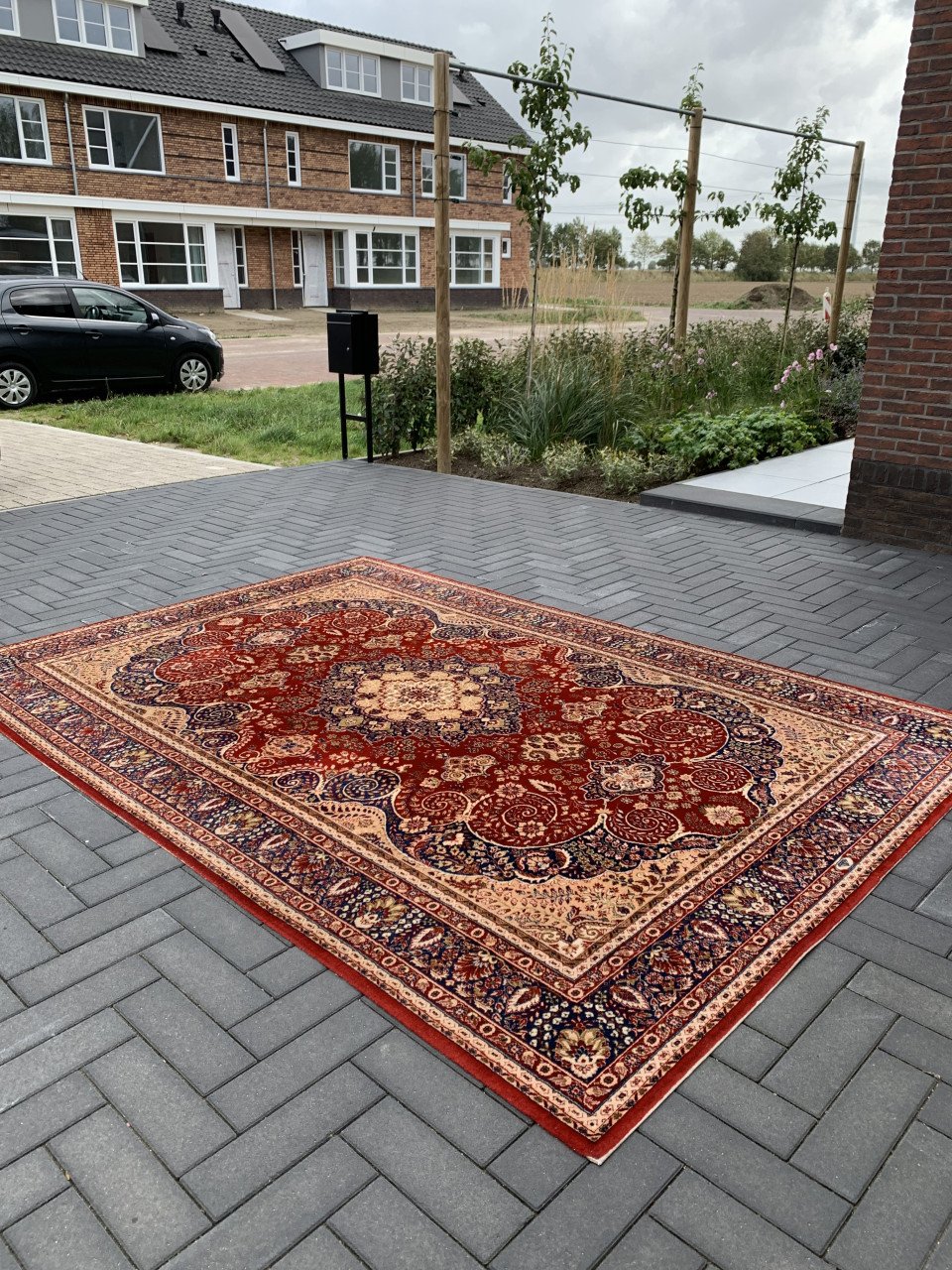 ❣️Schitterend Sfeervol Vintage Vloerkleed van Zuiver Scheerwol ❣️