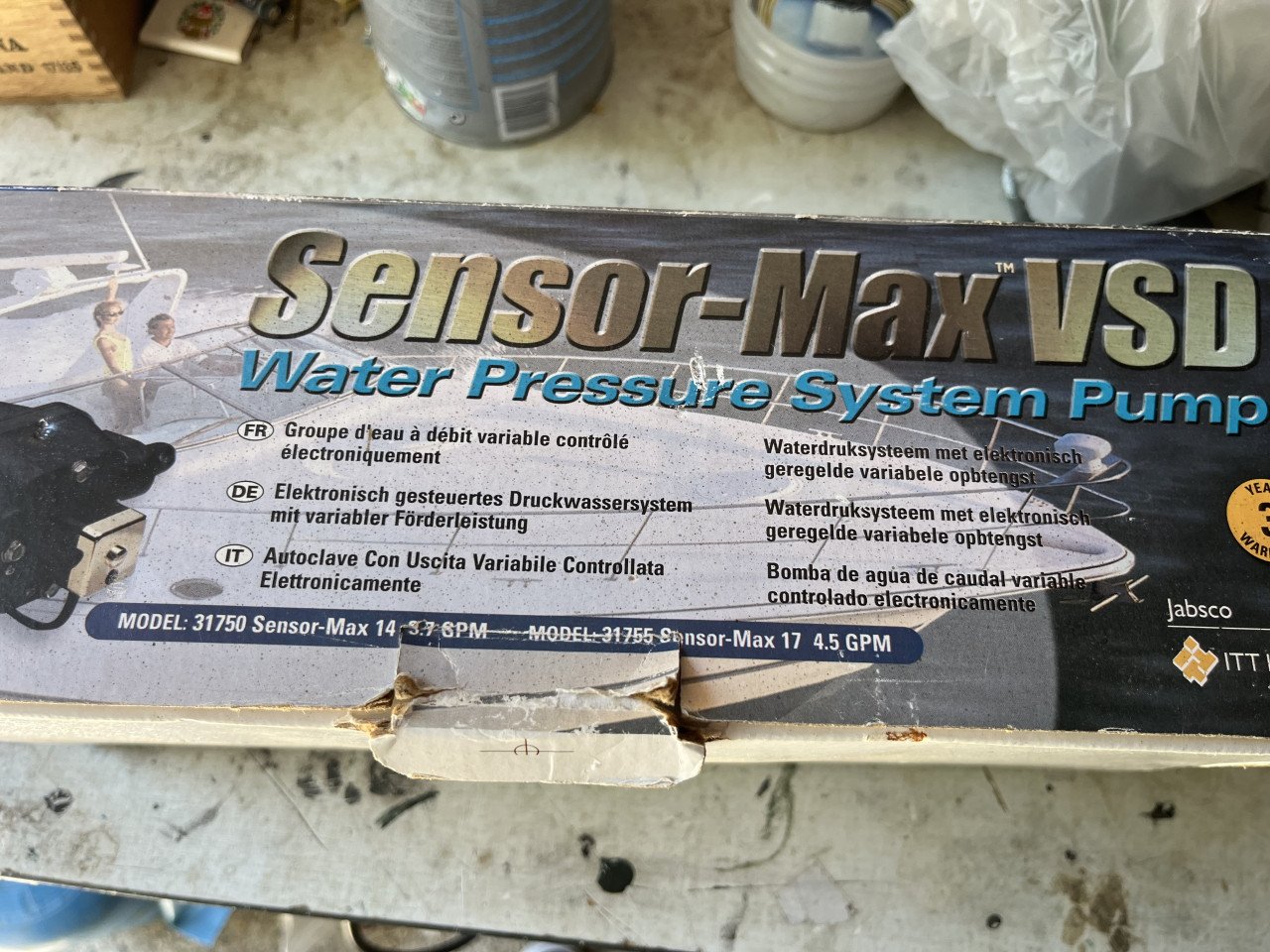 Jabsco Sensor Max 14 drinkwaterpomp