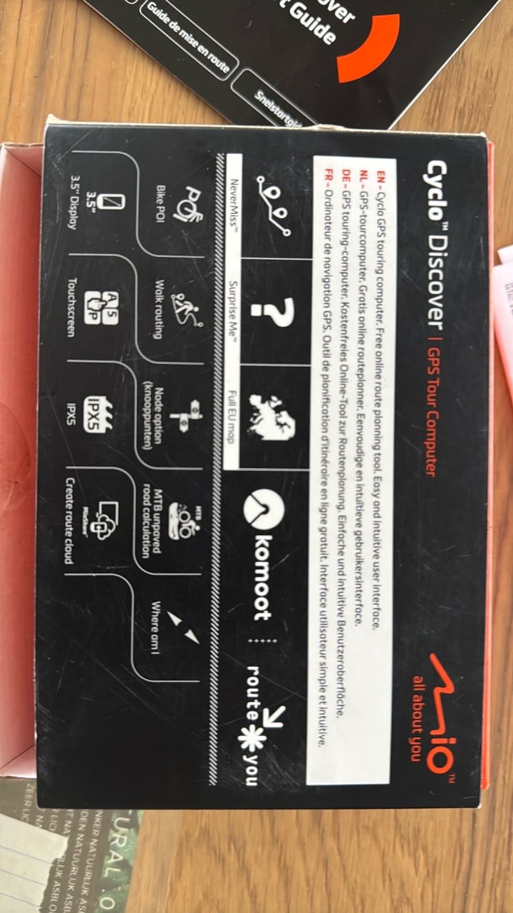 Fiets navigatie Mio Cyclo Discover