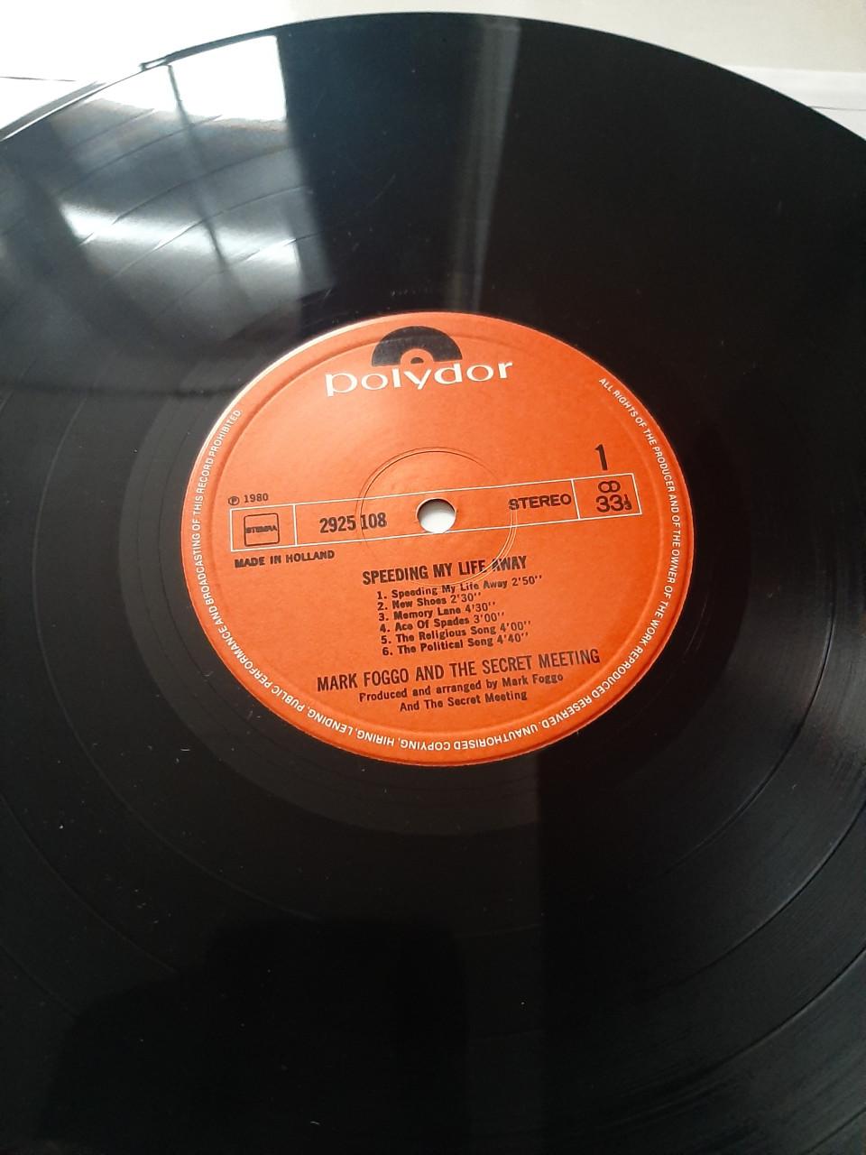 MARK FOGGO & THE SECRET MEETING - SPEEDING MY LIFE AWAY