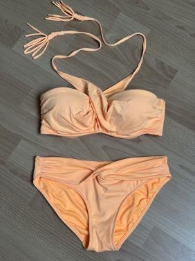 Cyell pasteloranje bikini maat 38 broekje B70 bovenstukje