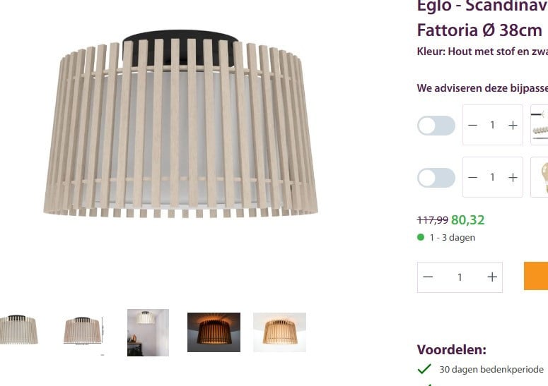 Meerdere lampen - perfecte staat