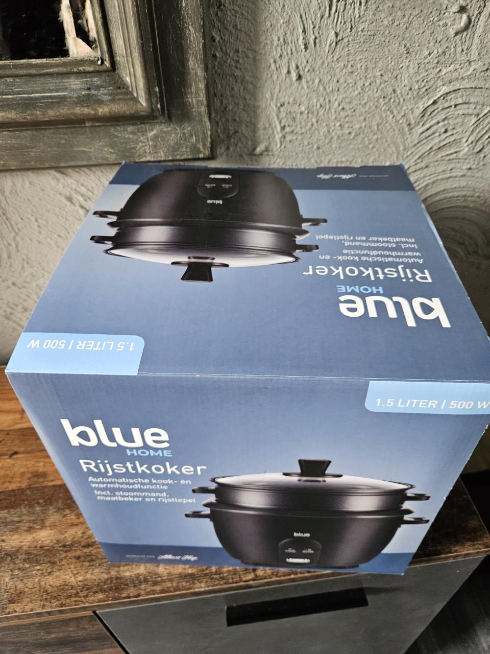 Blue Home Rijstkoker 1.5L 500W - Nieuw in doos