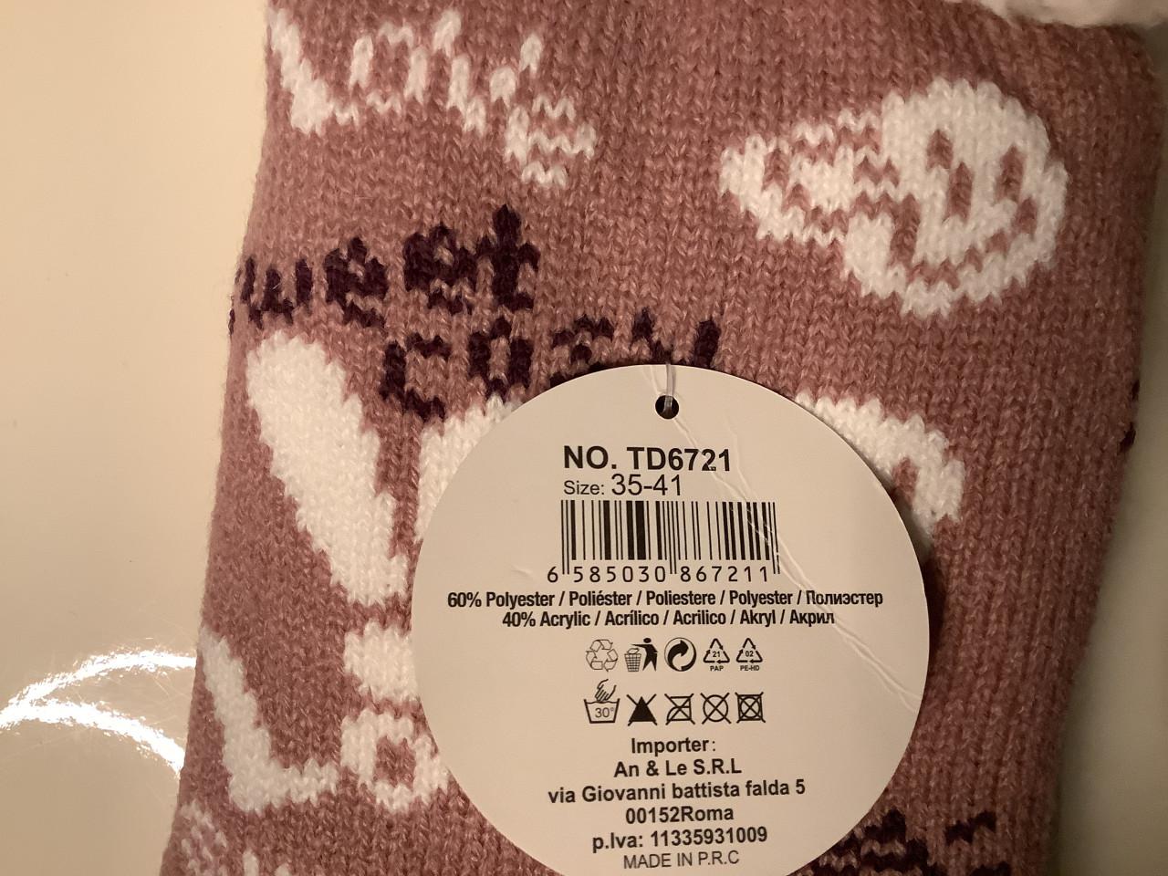 Partij warme dames fluffy huissokken. (Partij 12)