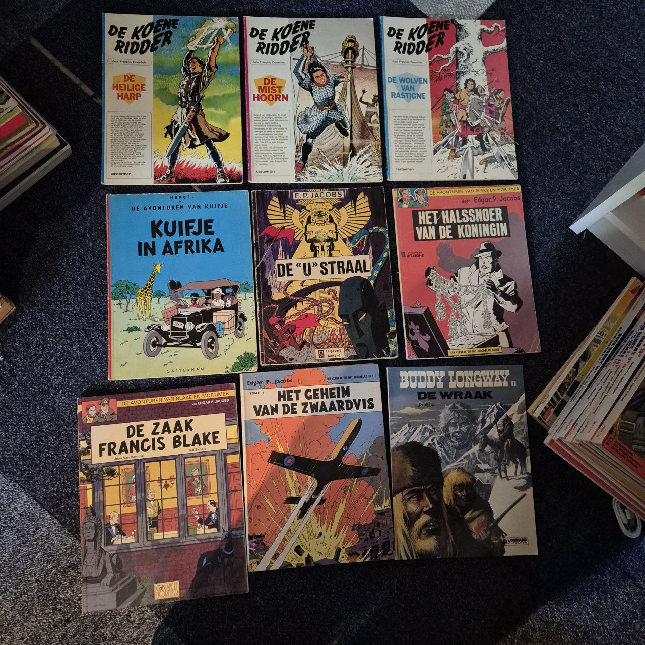 Grote stapel strips