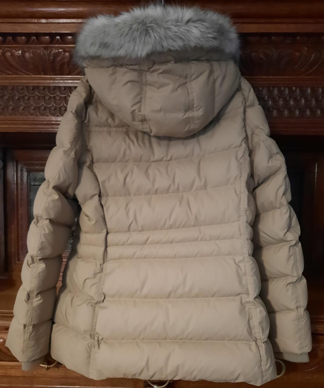 Tommy Hilfiger dames Nieuwe gewatteerde beige donsjas maat Large te koop !