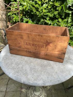 Corned Beef houten kist