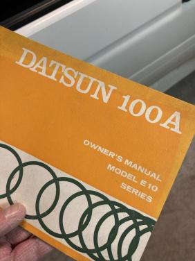 Instructieboekje Datsun 100A  1971