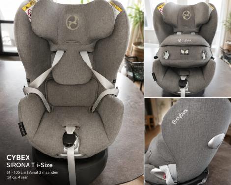 Cybex Sirona autostoel grijs/zwart