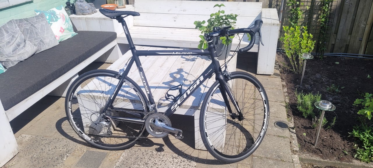 Sensa Milano LTD Tiagra (Frame maat 60 cm, Zwart)