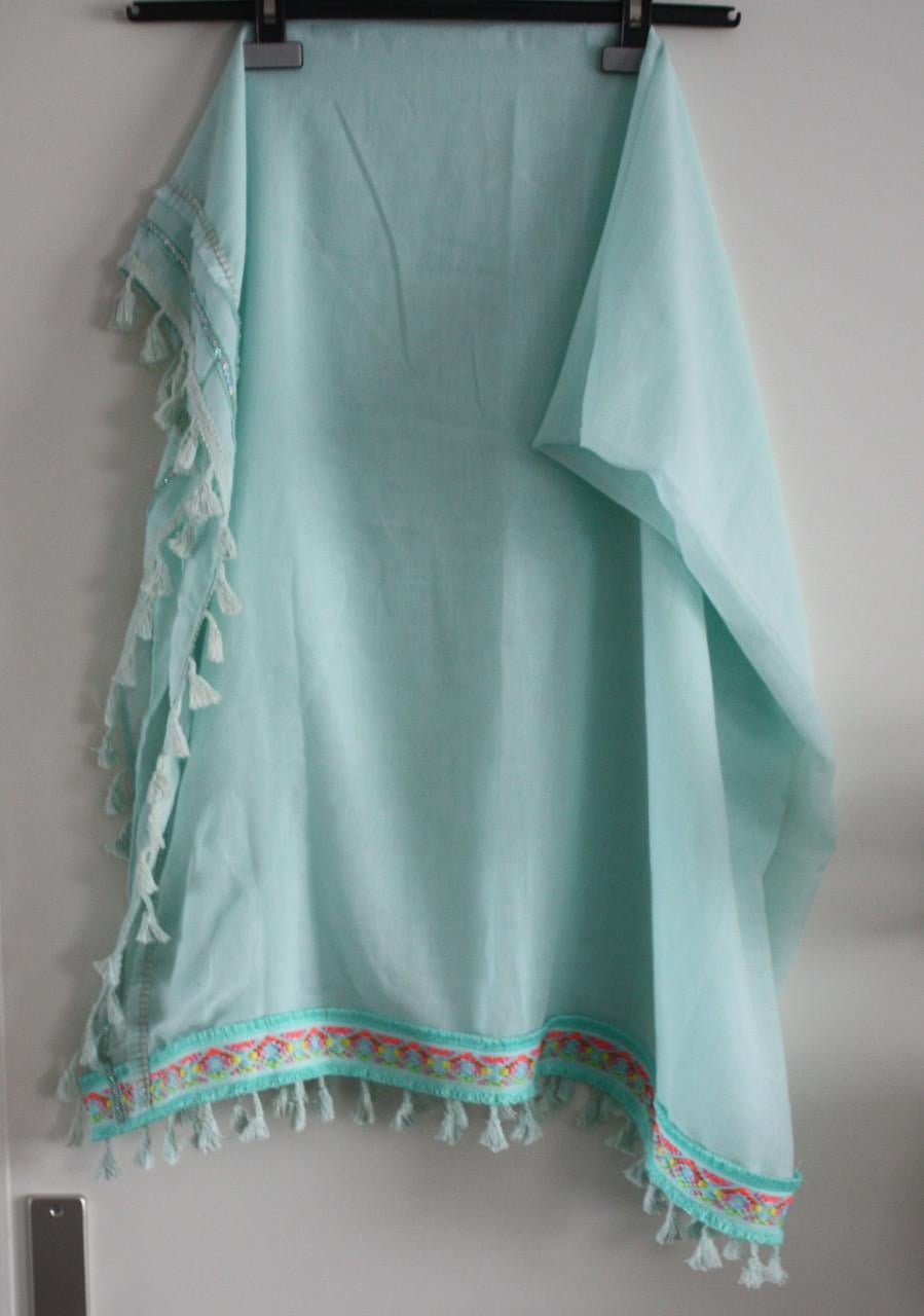 Mintgroene sjaal