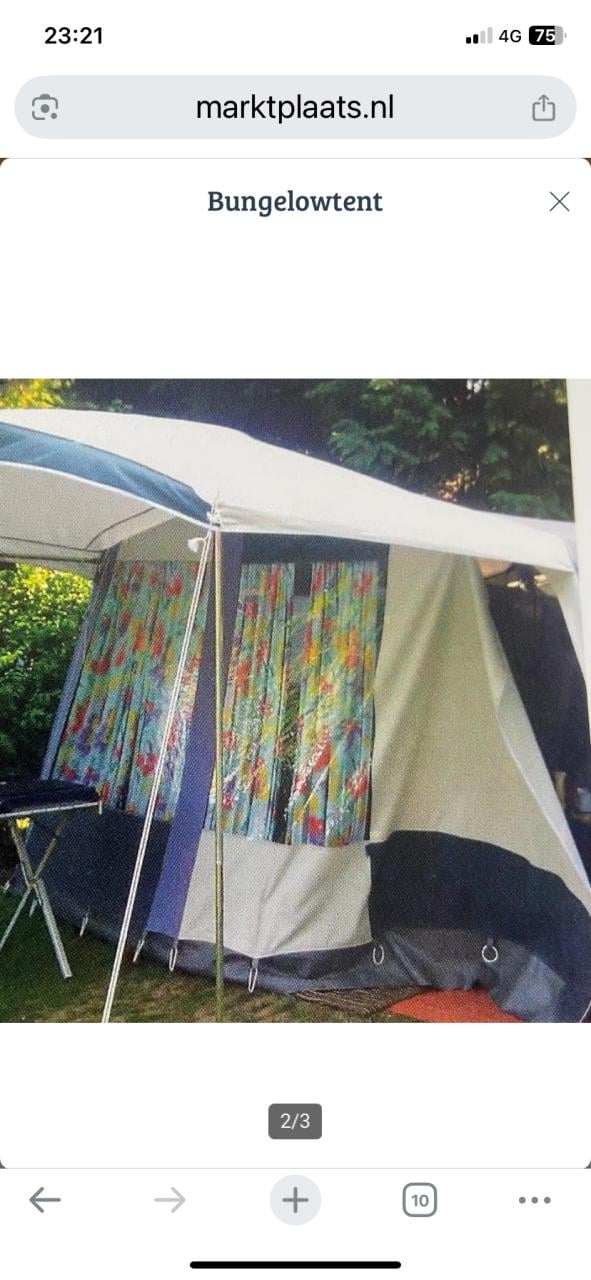 Bungelow tent 6 personen