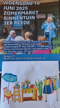 Zomermarkt binnentuin Ter Reede