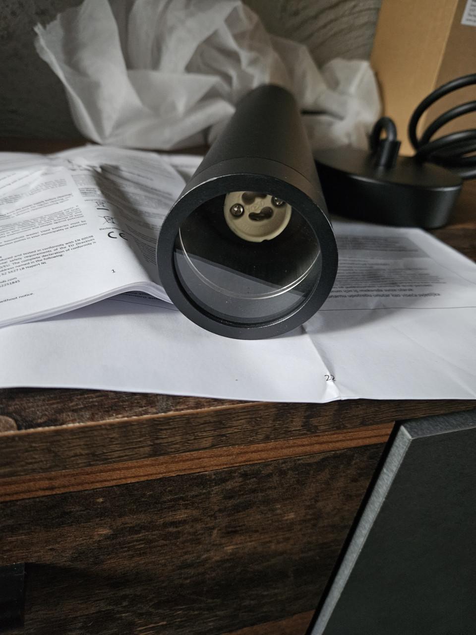 QAZQA Tuba HL Black IP44 Hanglamp - Nieuw in doos