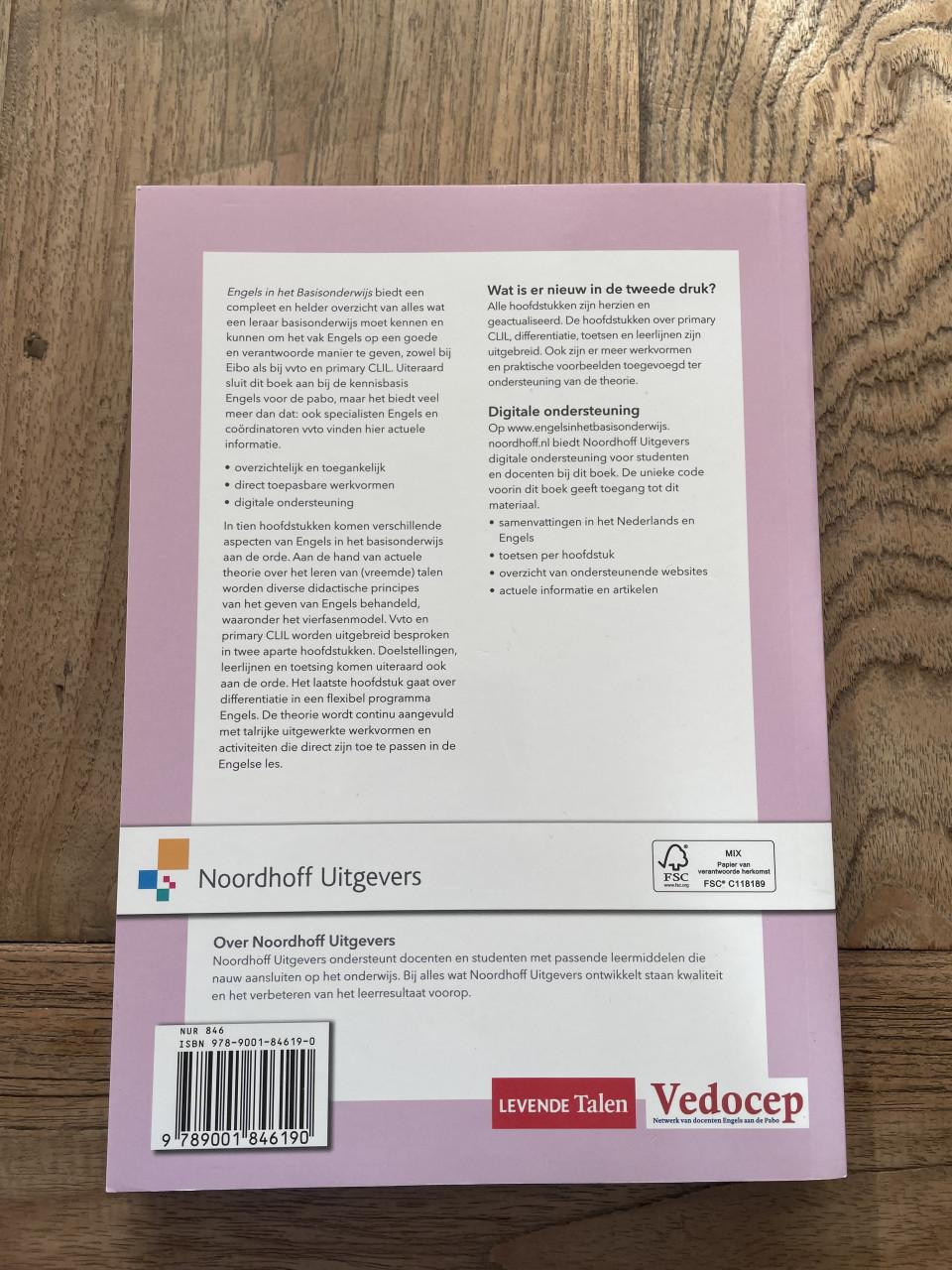 Studieboek pabo Engels in het basisonderwijs