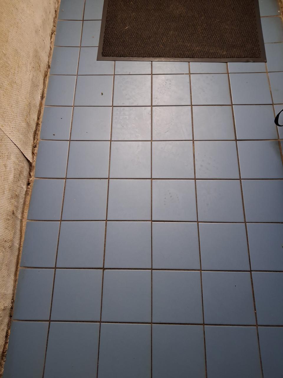 Tegels, blauw, restpartij