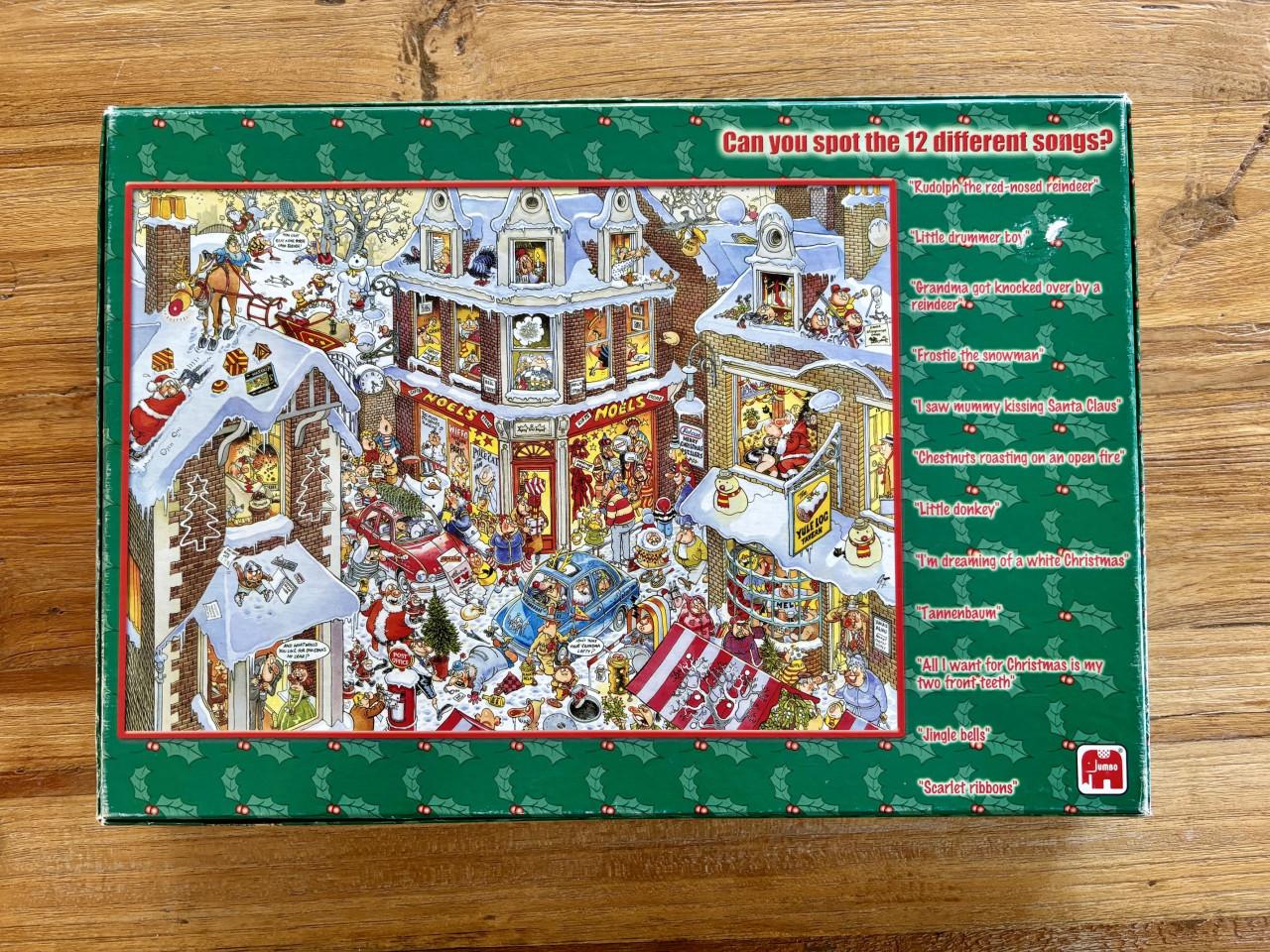 Zeldzame WasGij? kerstpuzzel door Falcon 100 stukjes netjes en compleet