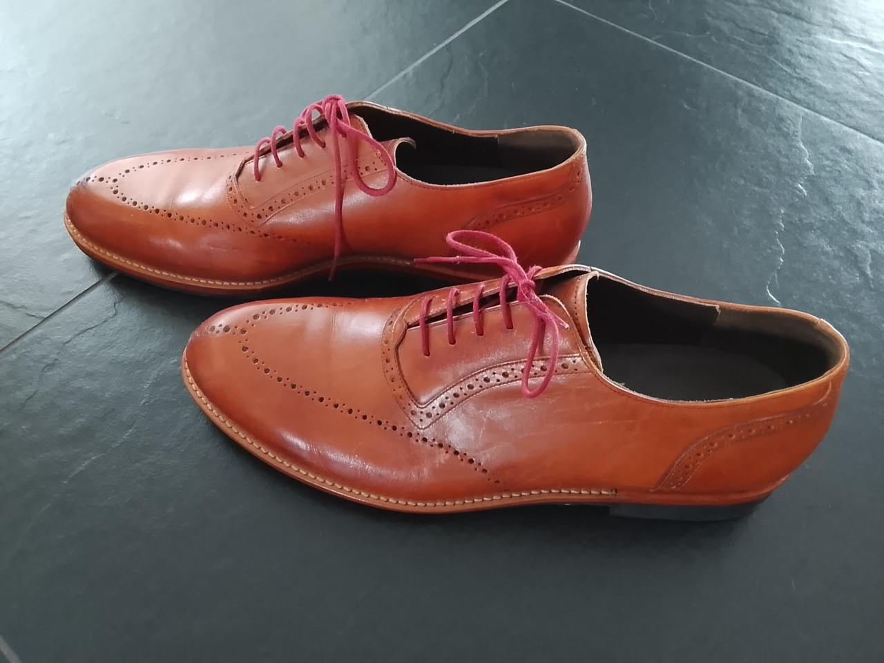 GIJS cognacbruine herenschoenen