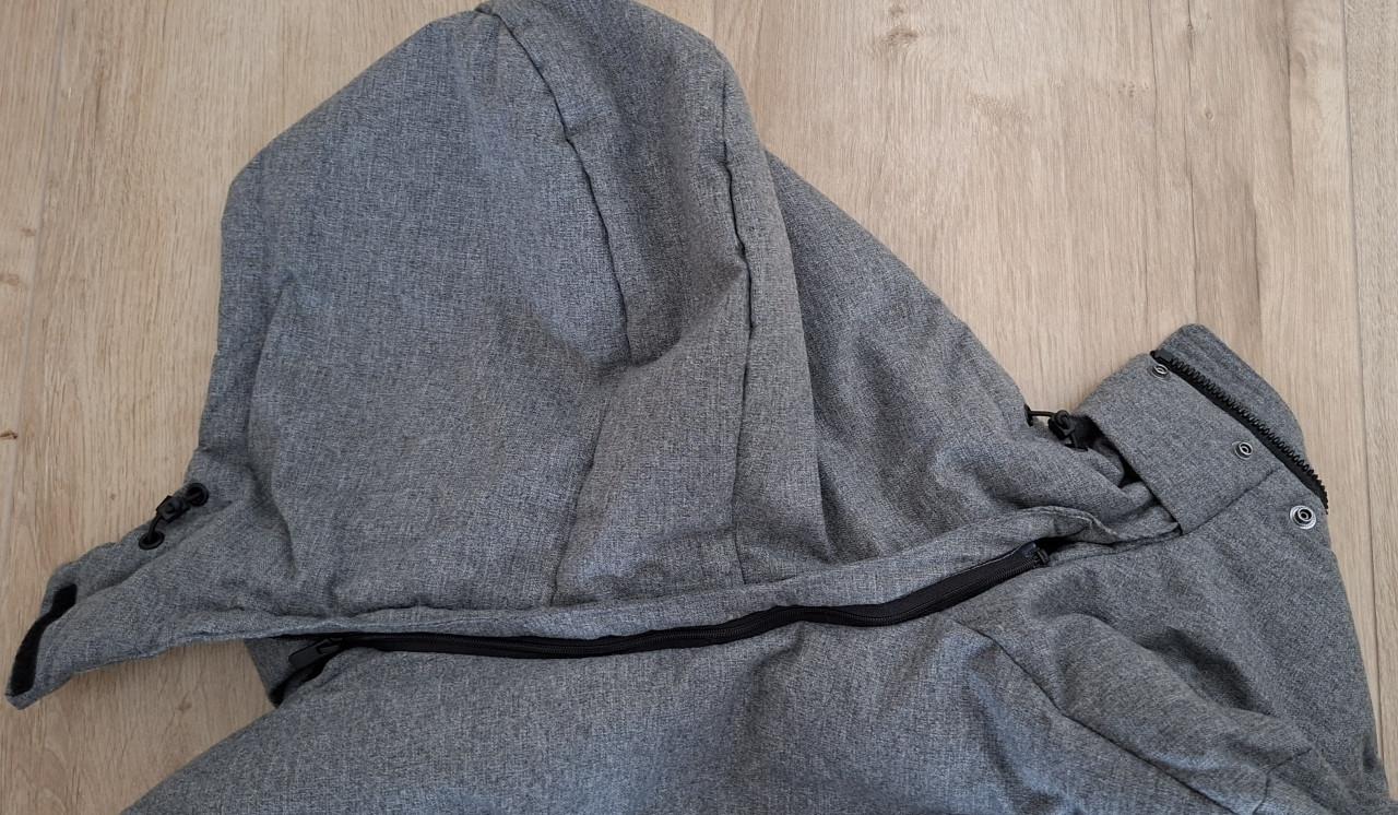 Nieuwe winterjas, grijs, mt xl van c&a