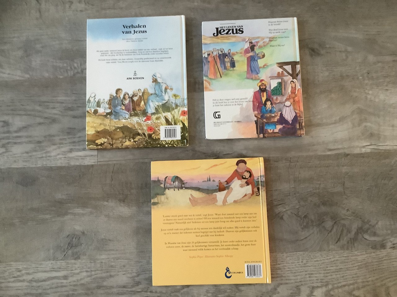 Kinderboeken: Verhalen/Woorden en het Leven van Jezus