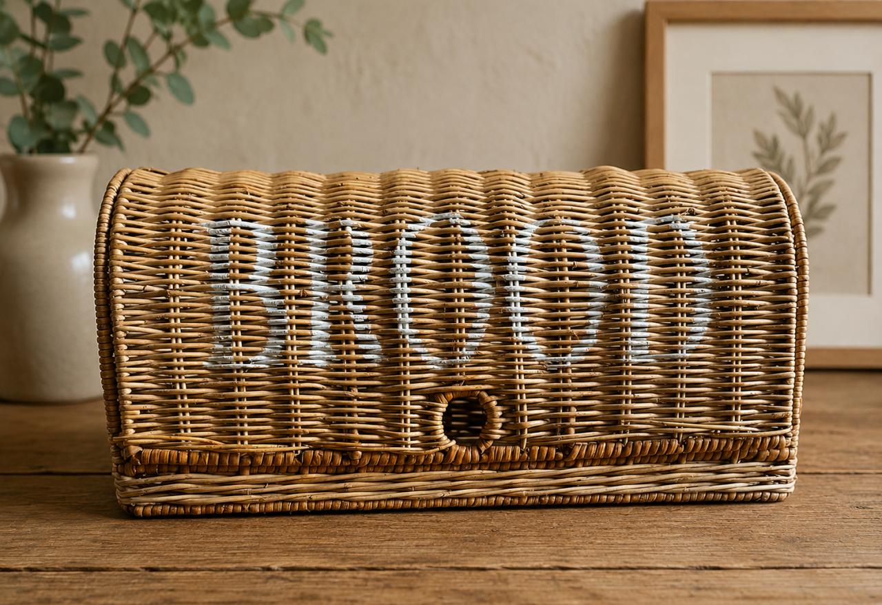 Mooie rotan broodmand