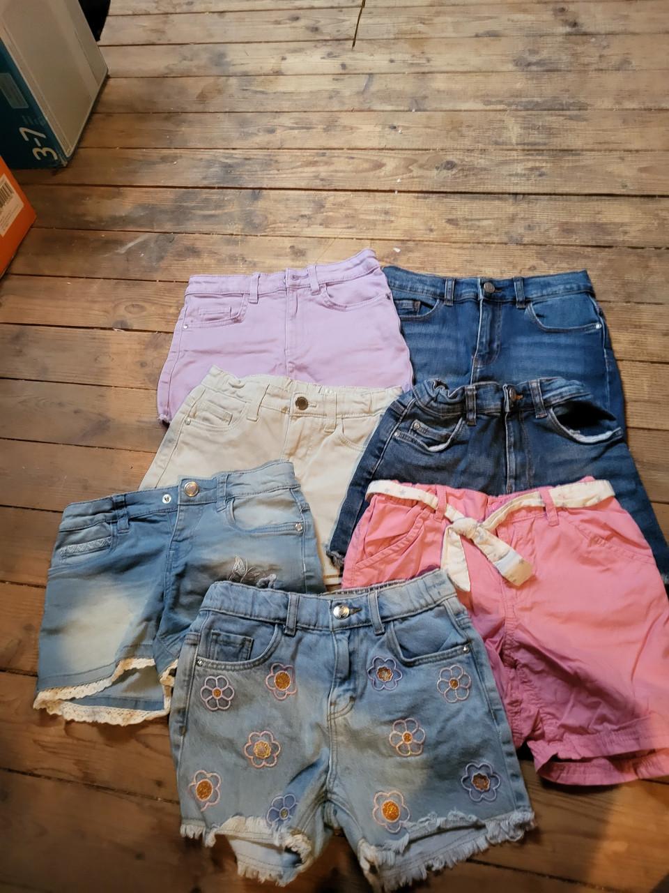 7 Meisjes korte broeken