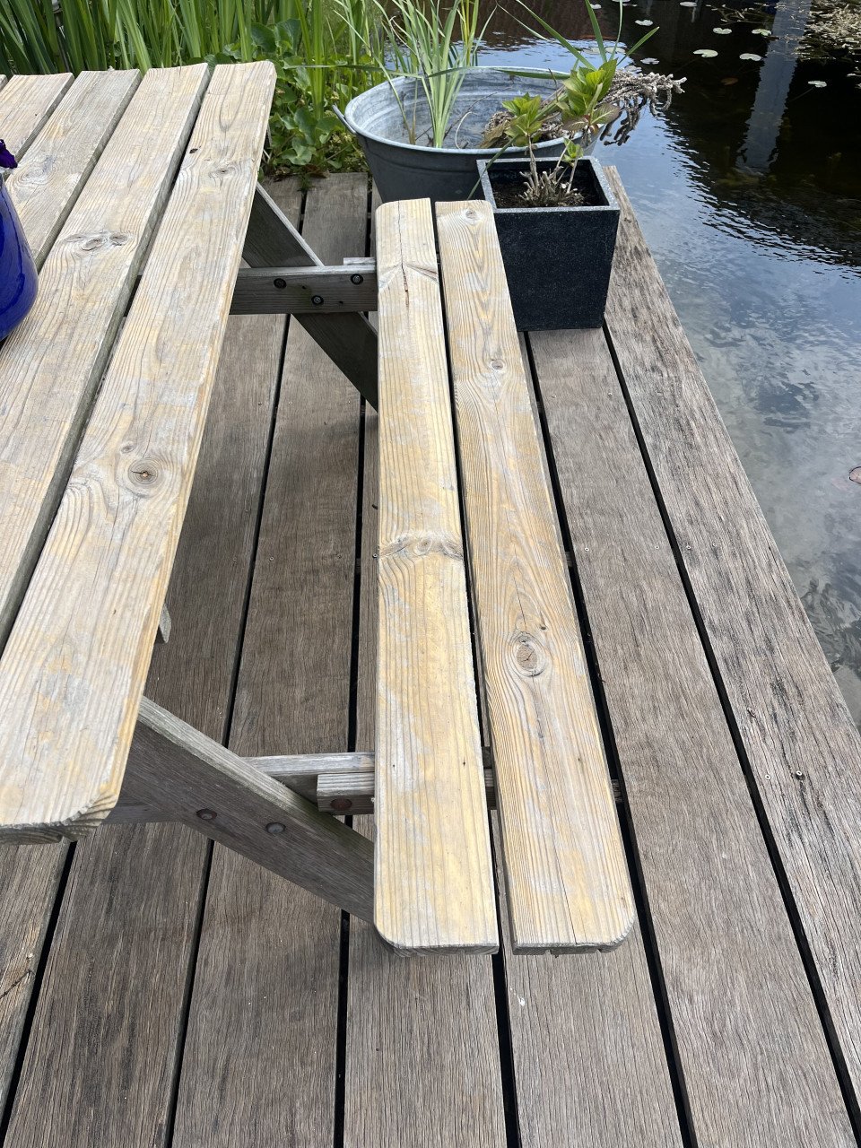 Houten picknicktafel