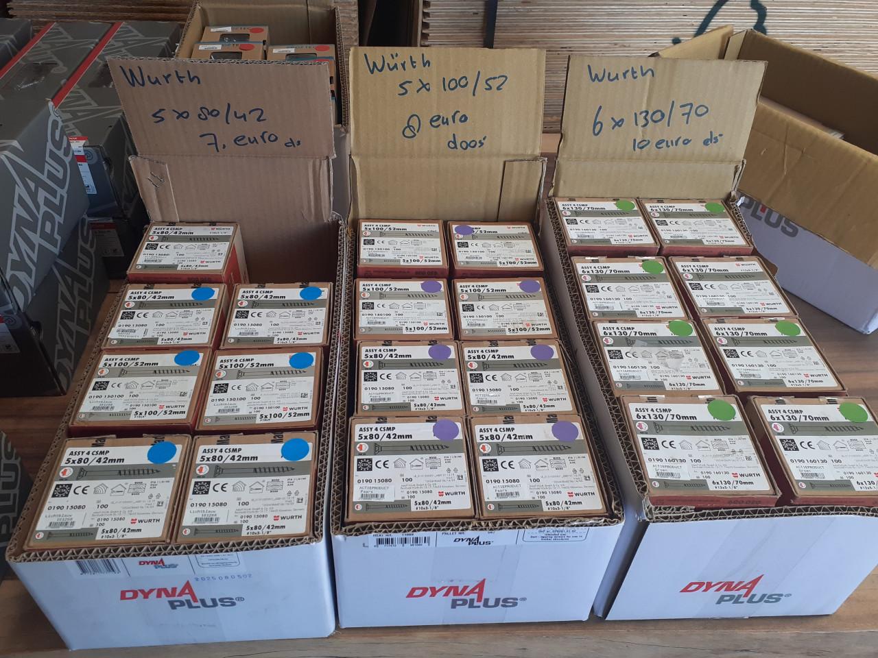 Dynaplus kruiskop, proftec torx spaanplaat schroeven 50 % korting