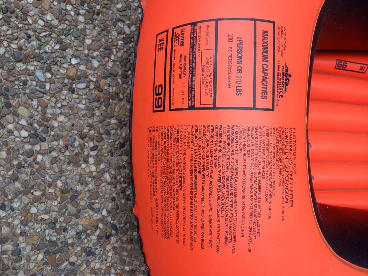 Rubberboot in zeer goede staat