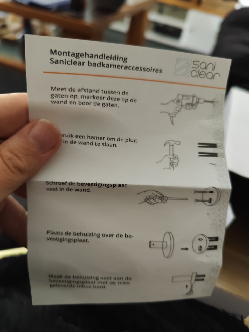 Rolhouder Geborsteld Messing/Goud – Nieuw