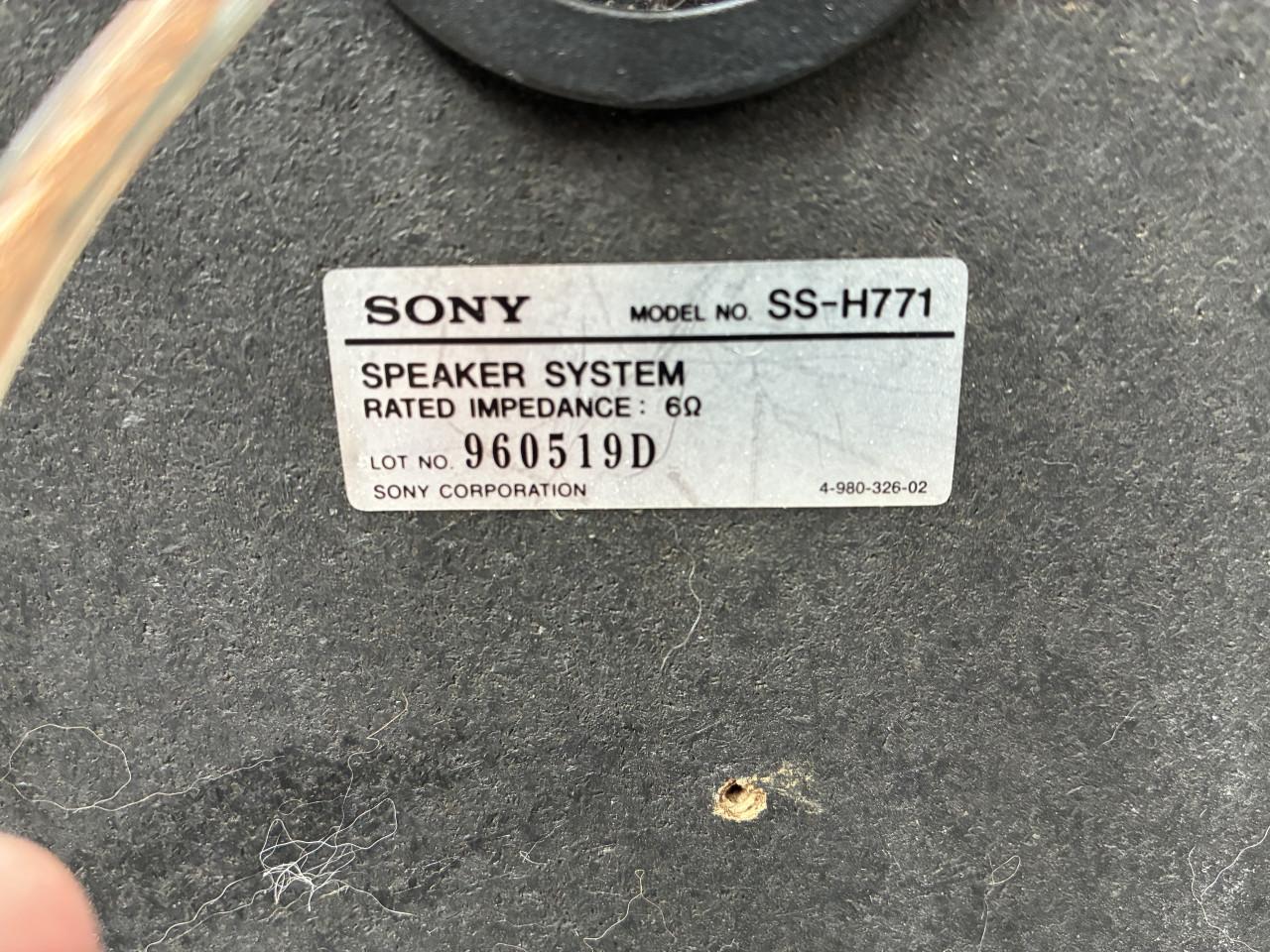 Sony PS LX22 platenspeler + Sony boxen