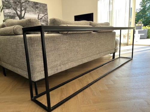 Sidetable 230 cm lengte  x 30 cm diep x 70 cm hoog zwart