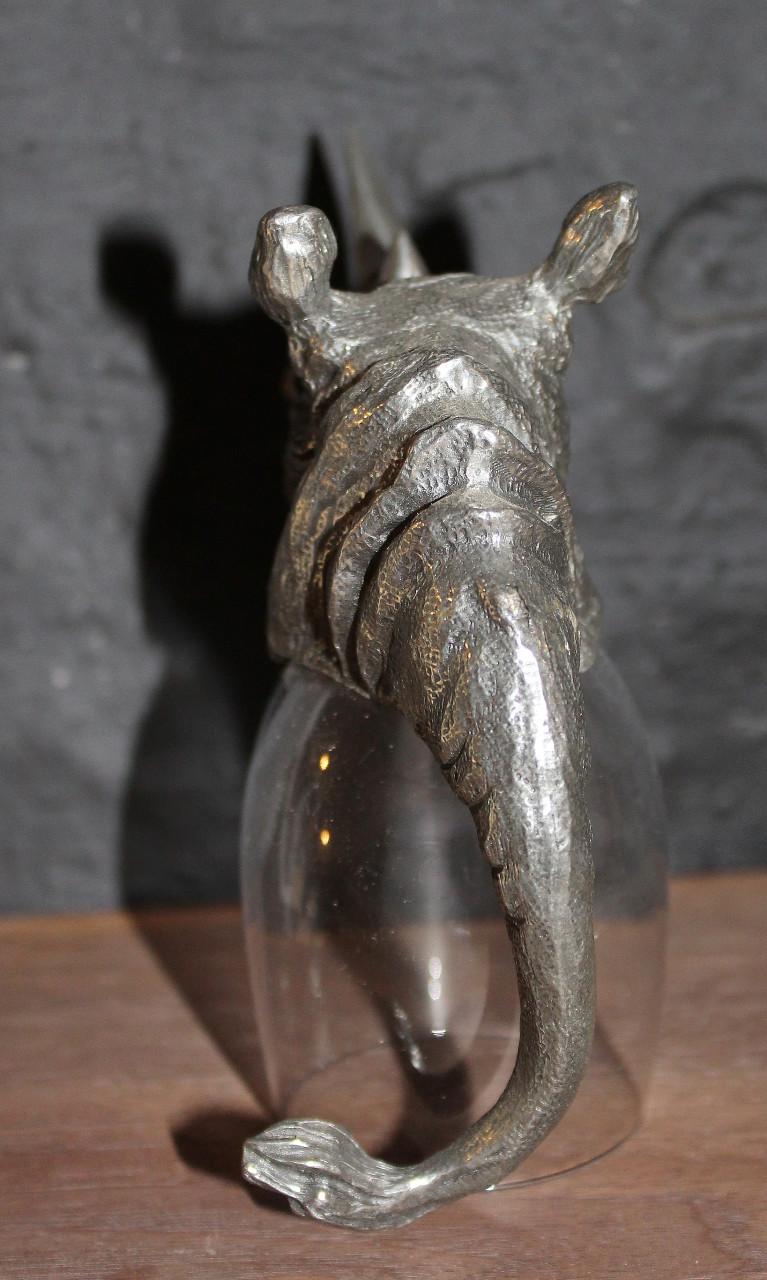 Borrelglas "Frankli Wild" Neushoorn